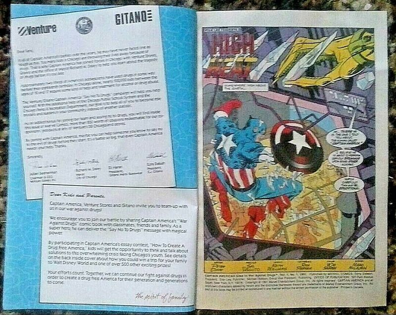Captain America Goes to War Against Drugs