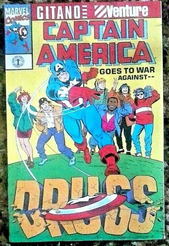 Captain America Goes to War Against Drugs