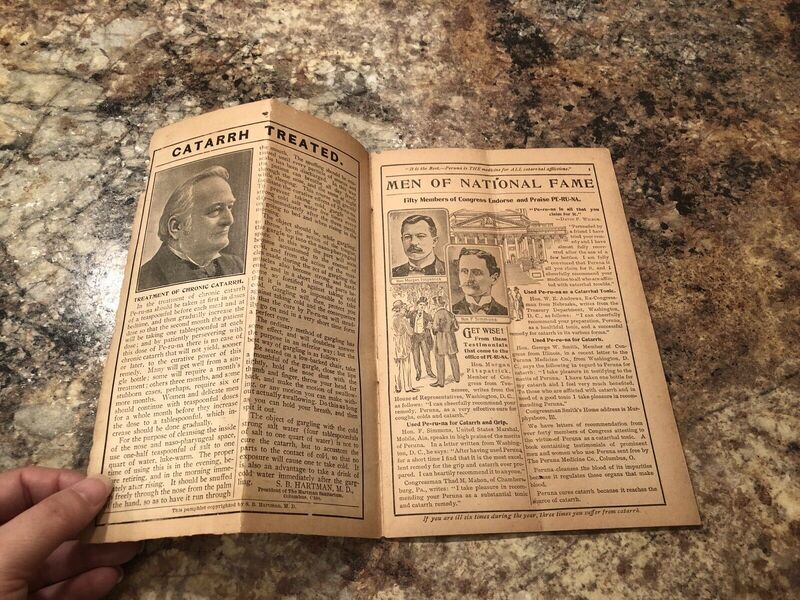 Pe-Ru-Na Catarrh Remedy Pamphlet