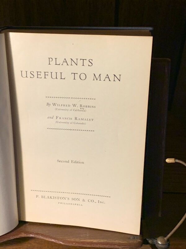 Plants Useful to Man